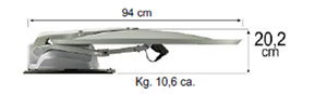 Teleco Telesat 65cm, vol automatische schotel antenne - Afbeelding 2