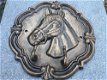 Wandkapstok met afbeelding paardenhoofd gietijzer-haak - 0 - Thumbnail