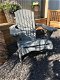 Mooie houte veranda stoel, kleur grijs.-tuinstoel-hout - 4 - Thumbnail