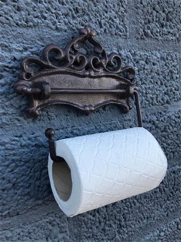 Vintage WC - toiletpapier houder, wc-rol houder toilet - 4