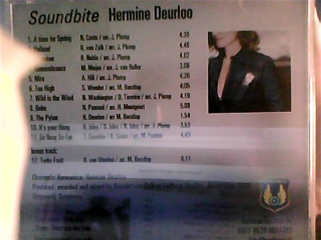 hermine deurloo - soundbite ( cd - 1