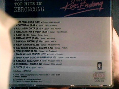 hetty koesendang - indonesian top hits in keroncong ( cd gratis verzenden ) - 1