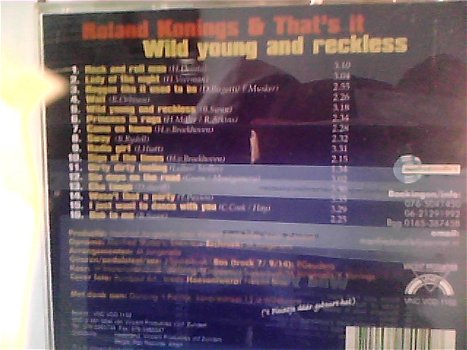 roland konings & that's it - wild,young and reckless ( cd 8714069040298 ) - 1