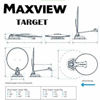 MAXVIEW TARGET 65 CENTIMETER VOL AUTOMATISCHE SCHOTEL - 2