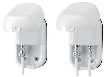 Maxview waterdichte kabel doorvoer Wit - enkele met Coax Connector B2021 - 0