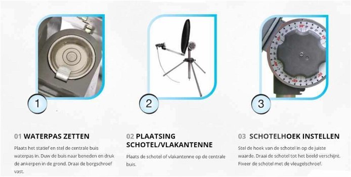 EISS easy install satelliet statief - 3