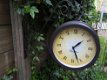 Tuin klok, tijd en temperatuur,zware metalen klok-klok - 0 - Thumbnail