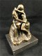 Een bronzen beeld van de kus, by Rodin.-beeld -brons - 1 - Thumbnail