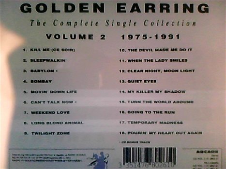 golden earring - the complete single collection volume 2 1975 - 1991 ( cd 3351476802610 - 1