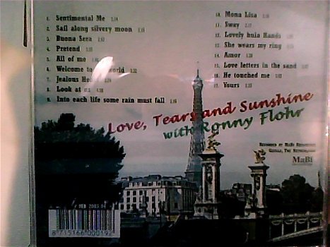 ronny flohr - love,tears and sunshine ( cd 8715166000192 gratis verzenden ) - 1