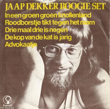 Jaap Dekker Boogie Set ‎– In Een Groen Groen Knollenland (1972) - 0