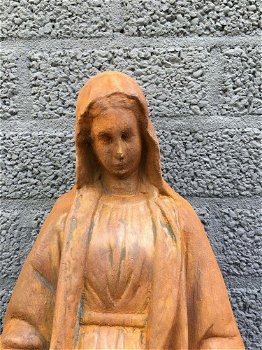 Mooi Maria beeld vol steen-oxid.- beeld - 4