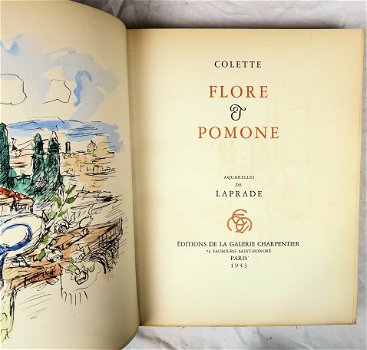 Colette 1943 Flore & Pomone 1/501 ex. - Laprade (ill.) - 0