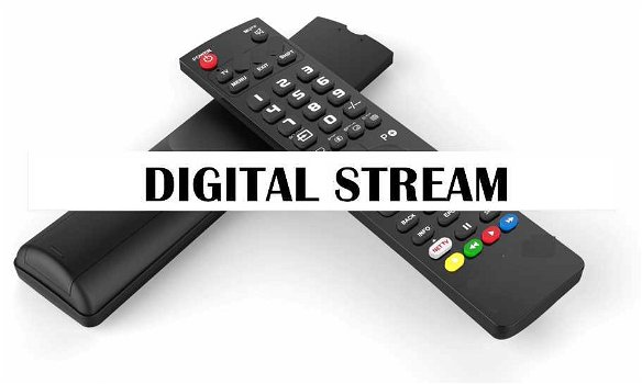 Vervangende afstandsbediening voor de DIGITAL STREAM apparatuur. - 0