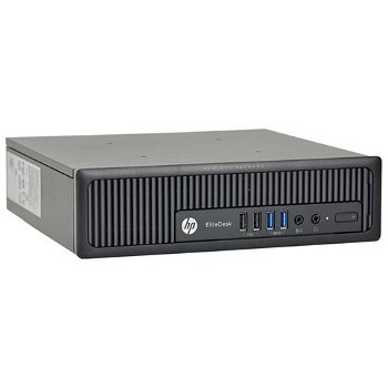HP Elitedesk 800 G1 USDT i5-4570s 2.90GHz 8GB, 240GB SSD, 2x DP, Win 10 Pro - 1