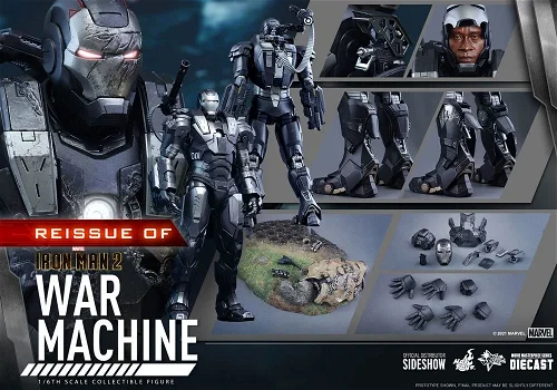 HOT DEAL Hot Toys Iron Man 2 War Machine MMS331D13 - 0