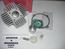 Cilinder 50 cc SNEL Dmp Puch Maxi Aluminium Nicasil 38.00 mm