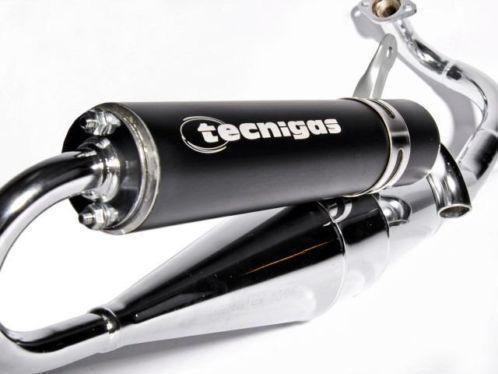 Uitlaat Tecnigas Next R Cpi GTR Chroom + zwart Race - Afbeelding 3