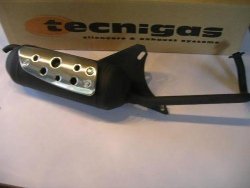 Uitlaat Tecnigas SP Gy6 Kymco Peugeot China 4t Baotian STIL