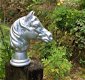 Decoratief paardenhoofd, gegoten aluminium-paard - 0 - Thumbnail