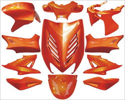 Kappenset Plaatwerk Yamaha Aerox DMP AMBER METALLIC 11-dlg