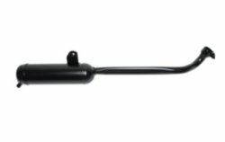 Uitlaat Vespa Ciao Zwart Std Snel 22 mm Nieuw