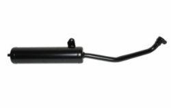 Uitlaat Vespa Ciao Mix 23.5 Zwart 22 mm NIEUW