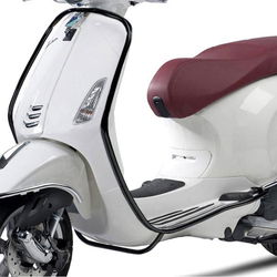 Valbeugel Vespa Primavera Sprint MAT ZWART Voorkant ORIGIN.