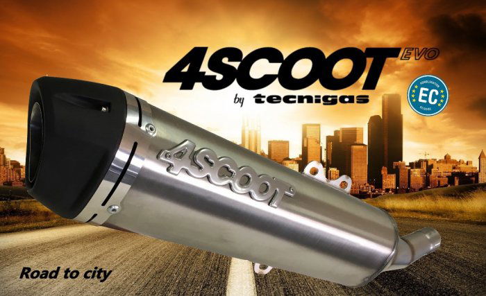 UITLAAT 4SCOOT Evo PIA (QUASAR) LC 250i-300i CE - Afbeelding 2