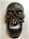 Gietijzeren bronskleurige schedel als deurklopper- klopper - 0 - Thumbnail