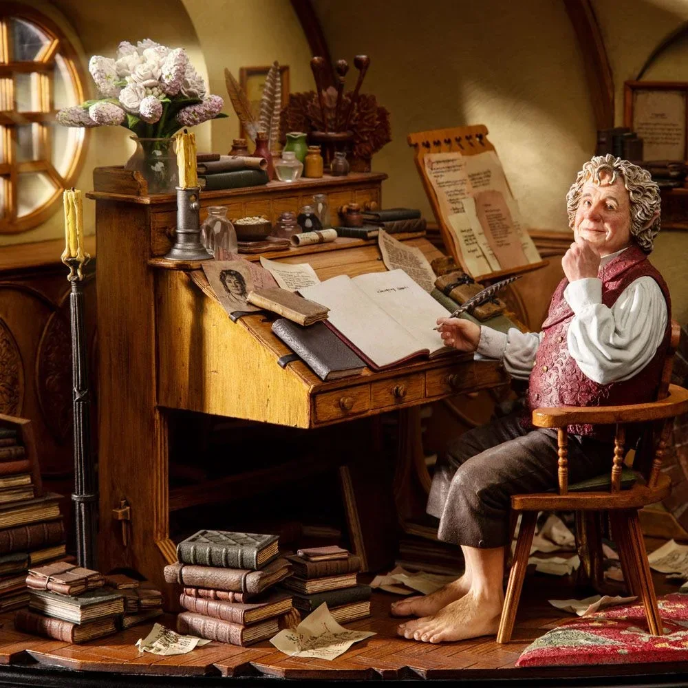 Weta The Lord of the Rings Statue Bilbo Baggins in Bag End - Afbeelding 3