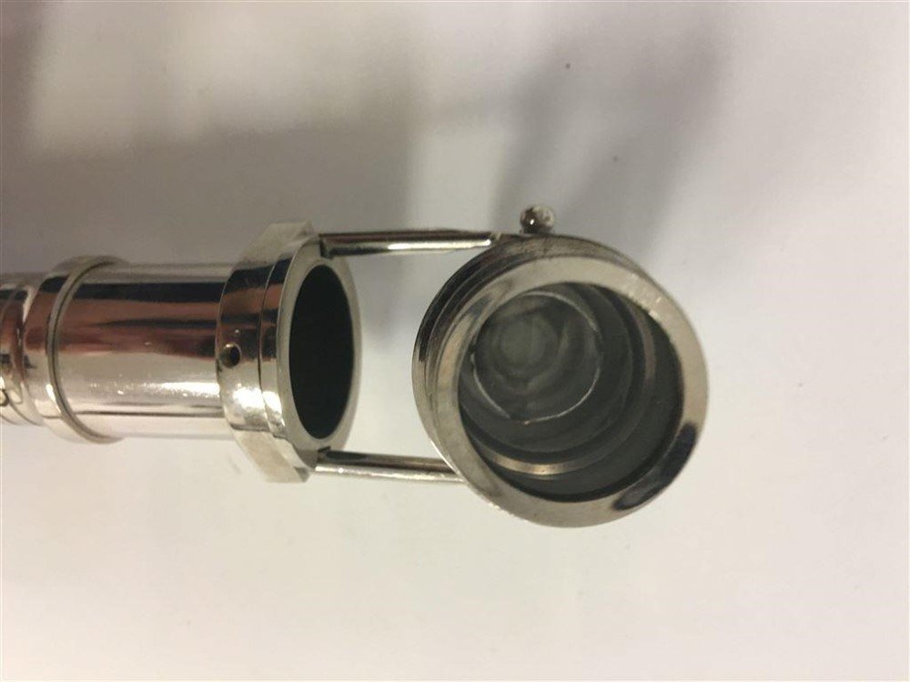 Wandelstok met verrekijker chrome-nikkel in het handvat - Afbeelding 5