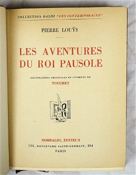 [Reliure Benoit] Les Aventures du Roi Pausole 1937 Louÿs - 3