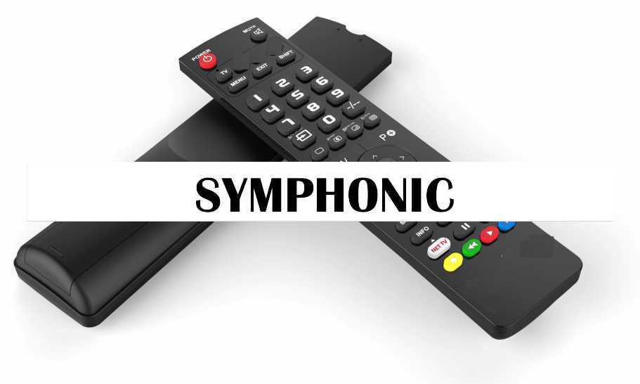 Vervangende afstandsbediening voor de Symphonic apparatuur. - nr. 1