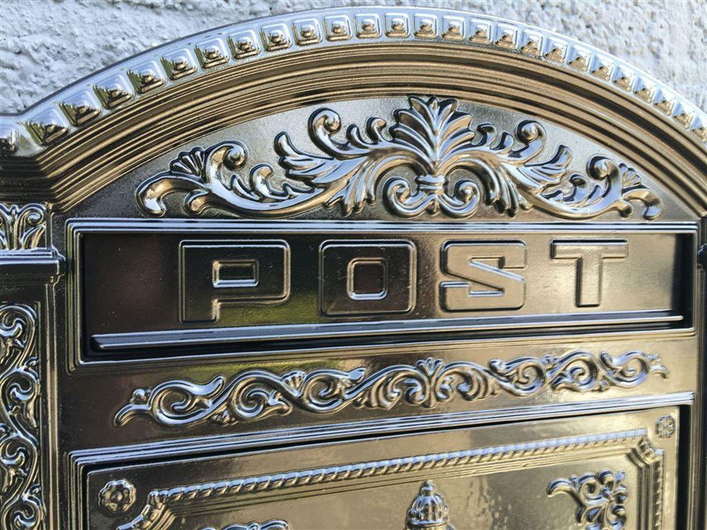 Postbus Londen, zwart, aluminium - Afbeelding 5
