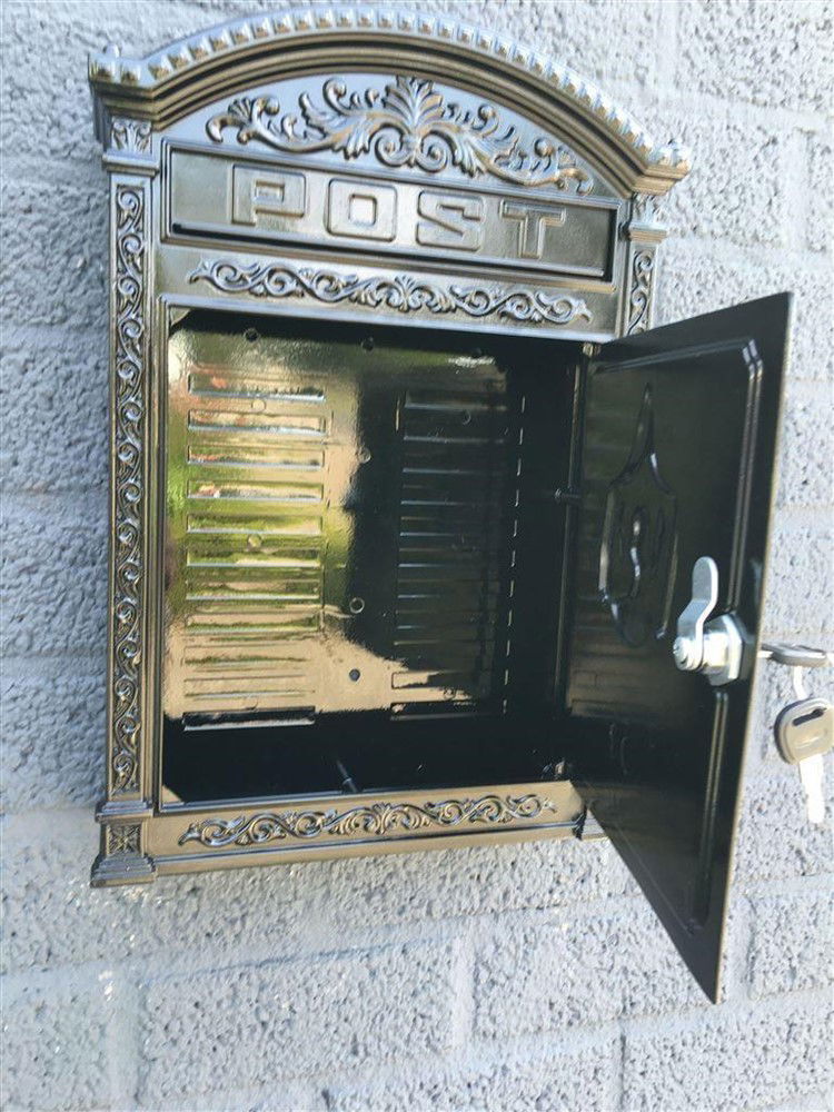 Postbus Londen, zwart, aluminium - Afbeelding 6