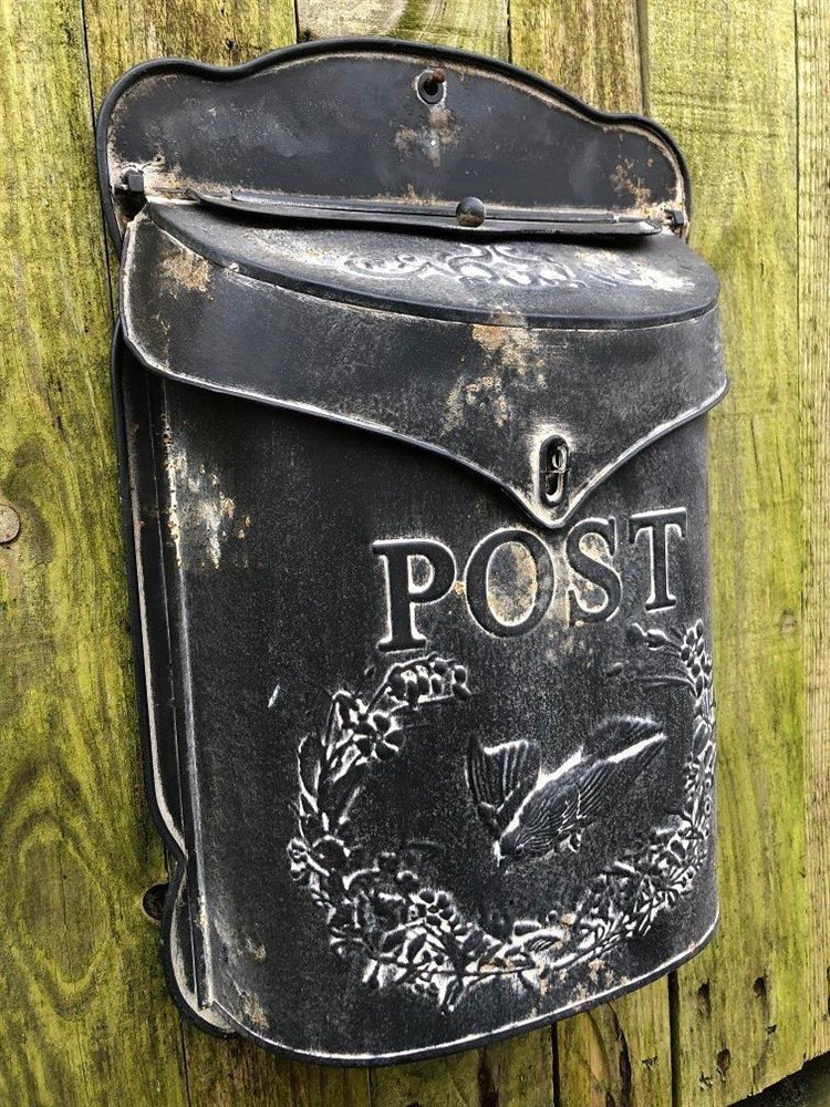 Brievenbus zink vintage, prachtig ontwerp - Afbeelding 3