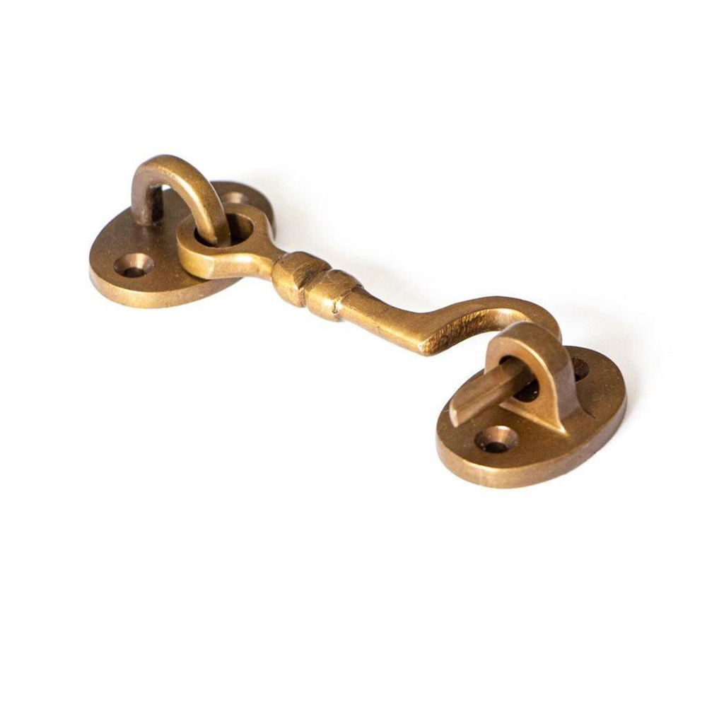 Messing gepatineerd storm haak - 7,5 cm - Afbeelding 2