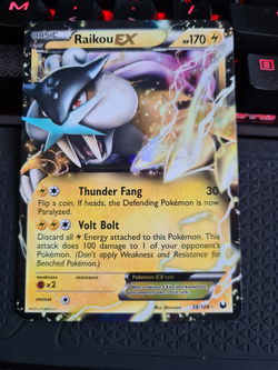 Raikou ex 38/108 BW Dark Explorers nm