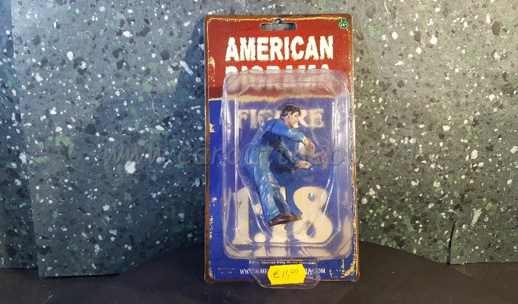 Diorama figuur DOUG FILLING OIL AD166 1:18 - Afbeelding 3
