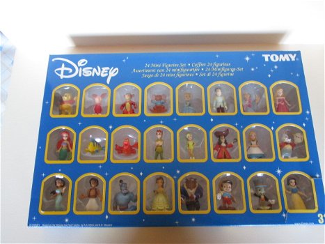 Disney - Tomy - Assortiment 24 minifiguurtjes -Nieuw in doos - 0