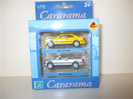 Cararama / 2 Mercedes CLK / 1:72 / Mint in boxes - 0