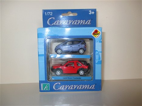 Cararama / Mercedes A-klasse en Land Rover Freelander / 1:72 - 0