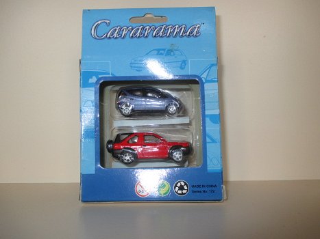 Cararama / Mercedes A-klasse en Land Rover Freelander / 1:72 - 1