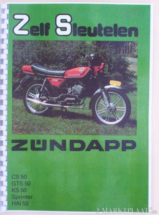 Te koop werkplaatshand boek voor bijna elke Zundapp - nr. 1