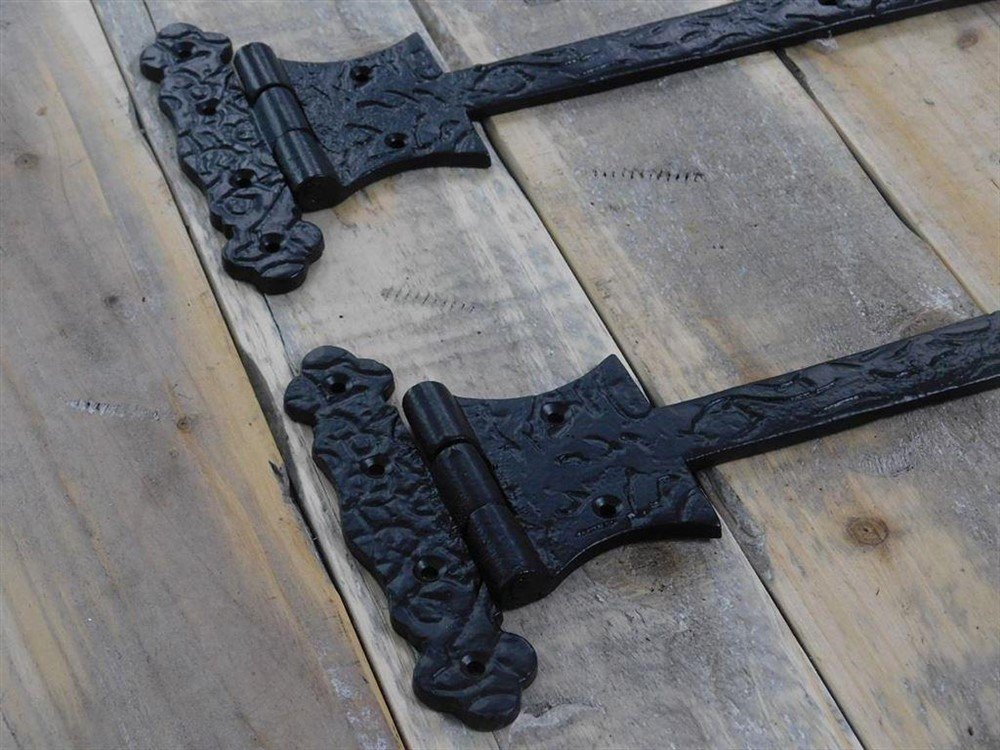 2 x scharnieren, deurband, zwart borstband. - Afbeelding 4