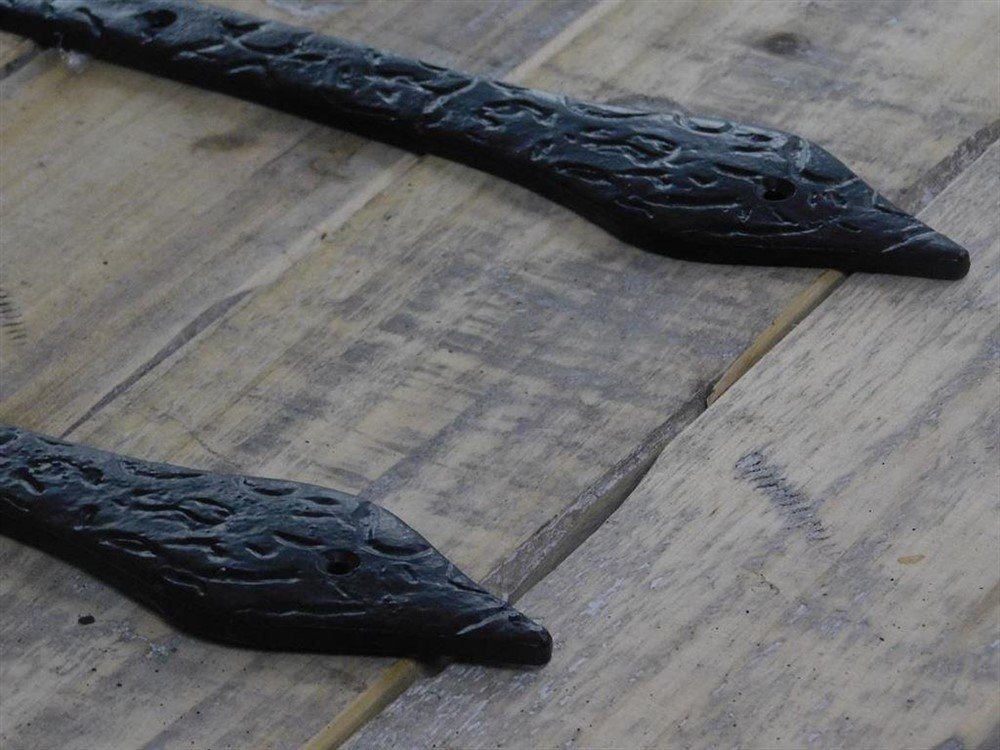 2 x scharnieren, deurband, zwart borstband. - Afbeelding 5