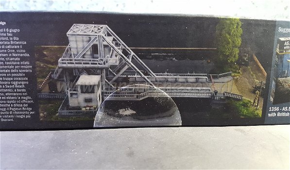 Pegasus Bridge glider assault diorama 1:72 Italeri - 1