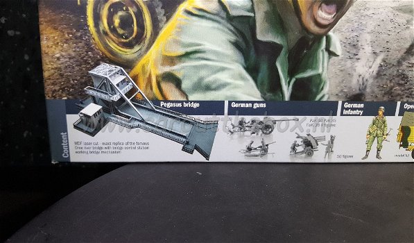 Pegasus Bridge glider assault diorama 1:72 Italeri - 2