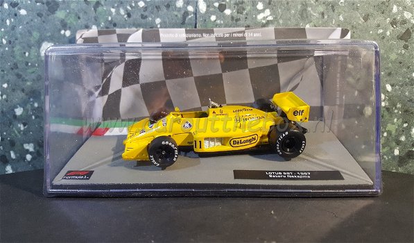 Lotus 99T S. Nakajima 1987 1:43 Atlas - 0